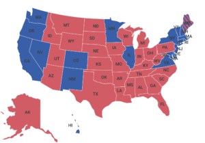 2016 Election Results Map